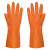 CT施达丁腈手套 无味加厚耐用防滑防水 家务厨房洗碗洗衣 乳胶橡胶手套橙色大码10双TM-RG 6097L/O（10）