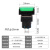适用于LA16-Y/J/F电源开关按钮启动自复位自锁220V圆形点动方形带灯24V 3-6V 长方形自复 按下弹起5脚白色