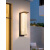 简约户外防水壁灯太阳能室外大门别墅花园灯露台院子阳台外墙壁灯 25CM-接电款-长虹灯罩-暖光