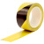 471警示胶带彩色PVC黑黄红白斑马线警戒隔离地标贴防水耐磨地面5S 黑黄相间48mm*33米