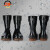 上海牌男士雨靴中筒时尚雨鞋耐腐蚀牛筋底防滑防水耐磨三防劳保水鞋 黑色 39