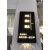 LED创意灯箱广告牌不锈钢镂空铁艺个性发光字招牌门头定制 70x35cm只投影