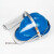 代尔塔（DELTAPLUS）安全帽带面罩全脸防护透明PVC铝包边烧焊防飞溅防冲击打磨面屏 蓝色安全帽+支架+面屏