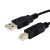 酷比客 USB2.0打印线/USB/AM-BM/黑/2M LCCPUSBAMBMBK-2M