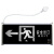 谋福 CNMF9662新国标带插头款消防指示灯 LED安全出口疏散标志灯 紧急通道指示灯（单面左方向 带插头）
