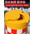 防撞桶筒高速公路道路隔离防撞墩路墩子路障水桶圆柱形警示反光桶 全新料吹塑80*60红白