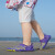 DWGC361官方aj儿童沙滩鞋免系带溯溪鞋海边徒步潜水赤足NＩKＥ 深兰 501 36