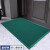 地毯入户门垫室外防滑商用地垫PVC丝圈防水脚垫环保金 墨绿色[热熔锁边经 60 x 120cm