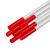 蒲恋适用于钨针氩弧焊焊针乌针1.6 2.0 北钨钨极针铈钨棒坞针棒氩弧焊 WT20 红头1.6×150(3支)