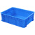 塑料周转箱长方形带盖物流中转筐加厚胶盒红黄蓝白收纳整理箱  箱 单箱 外径440.330.170