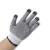 世达（SATA）线手套加密加厚耐磨工地工作劳保棉纱手套单双面点塑手套-ASF0008 白黑双面点塑/12副 ASF0008-12