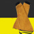 焊工皮套袖 焊工套袖防烫夏季电焊工护袖焊工袖套电焊袖套专用防护装备JYH 黄色整皮套袖松紧袖口