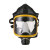 防毒面具全面罩喷漆专用护目焊工放毒氧气面罩防烟安全防飞沫灰尘 3号滤毒罐