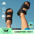 adidas SWIM C魔术贴凉鞋男女小童儿童阿迪达斯官方轻运动 黑/橙红 28(165mm)