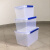 特大超大容量塑料保鲜盒耐热酒店食堂密封加高冰柜收纳箱 乳白8816  ：  22×16×8