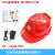 多功能双帽防水风力大可以充电夏季凉爽工地帽带 红色风扇充电款