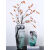 馨友佳水墨画琉璃花瓶大师手作现代简约玻璃别墅玄关酒店花器插花装饰品 伯利格琉璃花瓶（小号）