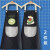 时尚围裙家用厨房防水可爱日式定制logo印字男女罩衣围腰围兜大人 黑底白袋柠檬+牛油果 （2件
