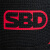 SBD7mm重型护膝 力量举大力士比赛训练护膝专业级别 黑色 2只装 L