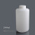 黑色大容量大小口试剂瓶广口塑料瓶白色避光瓶HDPE棕色样品 白小口2L