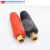 欧式快速插头电焊机配件电缆接头DKJ10-25/35-50-70-95红色连接头 DKJ50-70红色插头