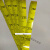 液位标尺贴自粘水位测量贴纸透明罐体防水刻度尺1米线不干胶标签 黄色 5x200cm