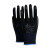 星宇红宇N539丁腈浸胶手套 12双 均码 黑色 耐油耐磨防滑透气工地工作劳保手套 定制