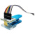 1.27mm烧录探针夹STM32调试下载程序PCB量产多规格治具夹具镀金 蓝色（配线） 3P