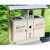 适用于户外不锈钢垃圾桶公园景区果皮箱小区二分类环卫室外垃圾箱 不锈钢MXB2045