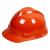 比鹤迖 BHD-0208 防护安全帽多规格加厚透气 桔色国标V型PE加厚 1顶