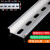 安英卡尔   国标35mm断路器电气卡轨 C45接线导轨 铝材厚0.7mmX孔6.2mm(1米) E1352