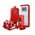 立式多级消防泵组15kw39m54m3hDN100控制柜变频一控二气压罐1.6Mpa*800L