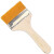 海斯迪克 HKLY-56 油漆刷 尼龙刷【12件套】绘画刷 油漆木柄毛刷 美术画笔刷 黄毛涂料刷 清洁刷 除尘刷