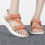 耐克（NIKE）女鞋夏季新款运动鞋户外时尚潮流轻质透气凉鞋 DJ6607-200 橘红色 38