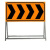 定制适合定制 前方施工 注意安全 可折叠反光道路施工标志牌 警示牌 交通 前方施工禁止通行 120*40*100