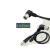 工业相机CCD监视器视频信号连接线 12芯插头装孔转头装针 12芯屏蔽双绞线 0.5m