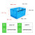 时通折叠周转筐工业储物筐塑料搬运筐长方形塑料筐子果蔬配送塑胶养殖收纳置物外600*400*340