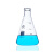 垒固 高硼硅加厚三角烧瓶 耐高温玻璃锥形瓶 500ml
