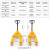 FACEMINI QT-222 手动液压搬运叉车2T3T5吨 托盘油压装卸手推拖车 地牛搬运车 2T 550宽PU轮1个 