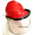 山头林村LNG加气站耐低温防护面屏防雾防飞溅面罩液氮防冻面屏冲击安全帽 红色头盔+面屏+支架