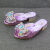 迪士尼爱莎女童公主水晶鞋2024夏季新款儿童高跟鞋外穿小女孩艾莎公主鞋 银色 305-8小跟 24 全长16cm