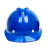 盾守 V型玻璃钢安全帽 建筑施工防护防砸头盔安全帽 蓝色 单位：顶