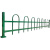 瑞力马（RUILIMA）锌钢草坪护栏户外绿化带市政园林公园铁艺围栏隔离栏栅栏花坛篱笆 墨绿色