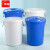 隽然 储水桶大白桶塑料桶带盖加厚胶桶白色储水化工桶 200L白色