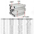 贴片机移印机CDQ2B气动小型薄型气缸CQ2B20-10/15/25/30/35/40*50 CQ2B25-10D