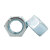 稳斯坦 8级蓝白锌GB6170 A型外六角螺母 M6(100个) 高强度镀锌六角螺帽六角螺栓 WY0387