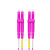 胜为 光纤跳线 LC-LC 多模双芯 紫色 35m FLLO-2350
