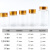 金固牢 透明塑料瓶 UV盖PET广口密封瓶分装瓶 KZS-214 金盖圆形100ml(20个) 