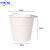 中环力安 塑料清洁桶加厚手提储水宿舍洗衣桶 10L白色ZHLA-8926