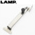 LAMP世嘉智尼日本LAMP蓝普不锈钢304重型门用解锁式支撑杆带锁定LSP LSP-195B：一支